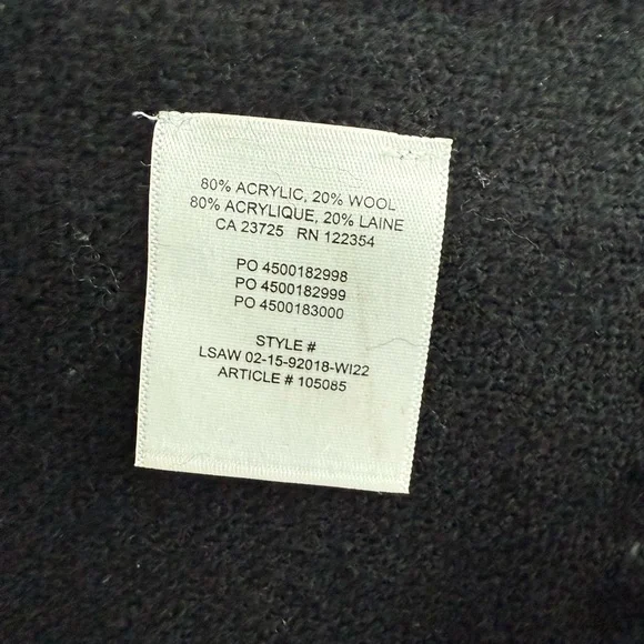 Sunday Best Black Scarf - Picture 8 of 8